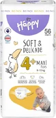 Подгузники детские одноразовые Bella Happy Baby Maxi Plus 9-15 кг 56 шт