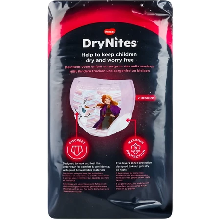 Подгузники-трусики Huggies DryNites Frozen для девочек 4-7 лет 17-30 кг, 10 шт.: цены и характеристики