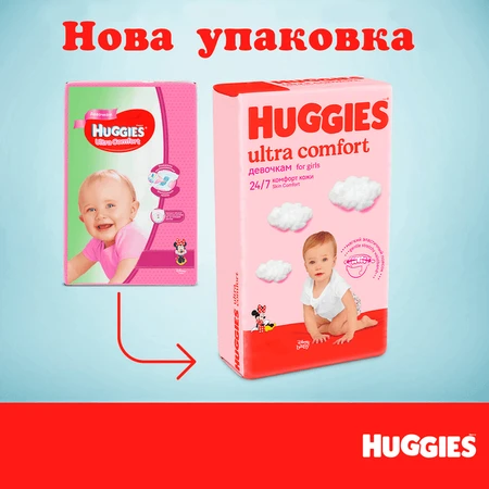 Подгузники Huggies Ultra Comfort 3 Jumbo для девочек 56 шт: цены и характеристики