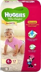Підгузки Huggies Ultra Comfort 4+ для дівчаток 17 шт
