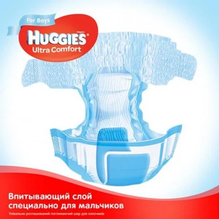 Подгузники Huggies Ultra Comfort 5 Jumbo для мальчиков 42 шт: цены и характеристики