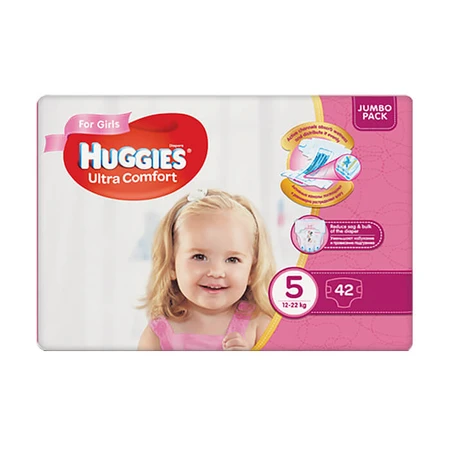 Подгузники Huggies Ultra Comfort 5 Jumbo Girl 42 шт: цены и характеристики