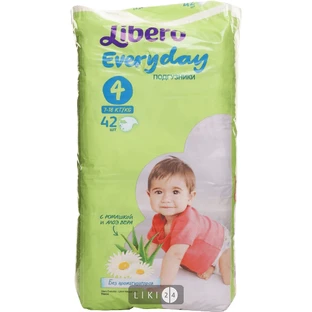 Подгузник Libero Everyday Maxi 4 7-18 кг 42 шт