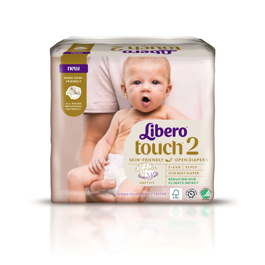 Подгузники Libero Touch 2 3-6 кг 32 шт: цены и характеристики