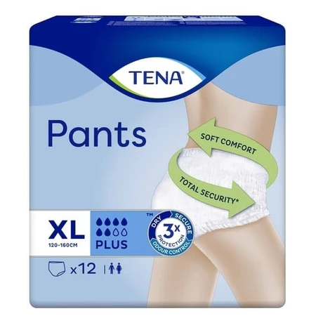 Урологические трусы-подгузники TENA Pants Plus XL для взрослых, 12 шт.: цены и характеристики