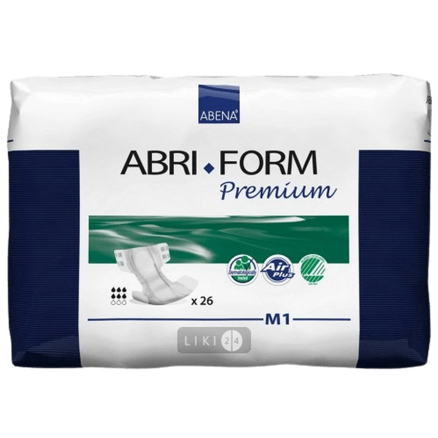 Подгузники для взрослых Abena Abri-Form Premium M-1 26 шт: цены и характеристики