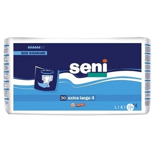 Подгузники для взрослых Seni Standard Extra Large 30 шт