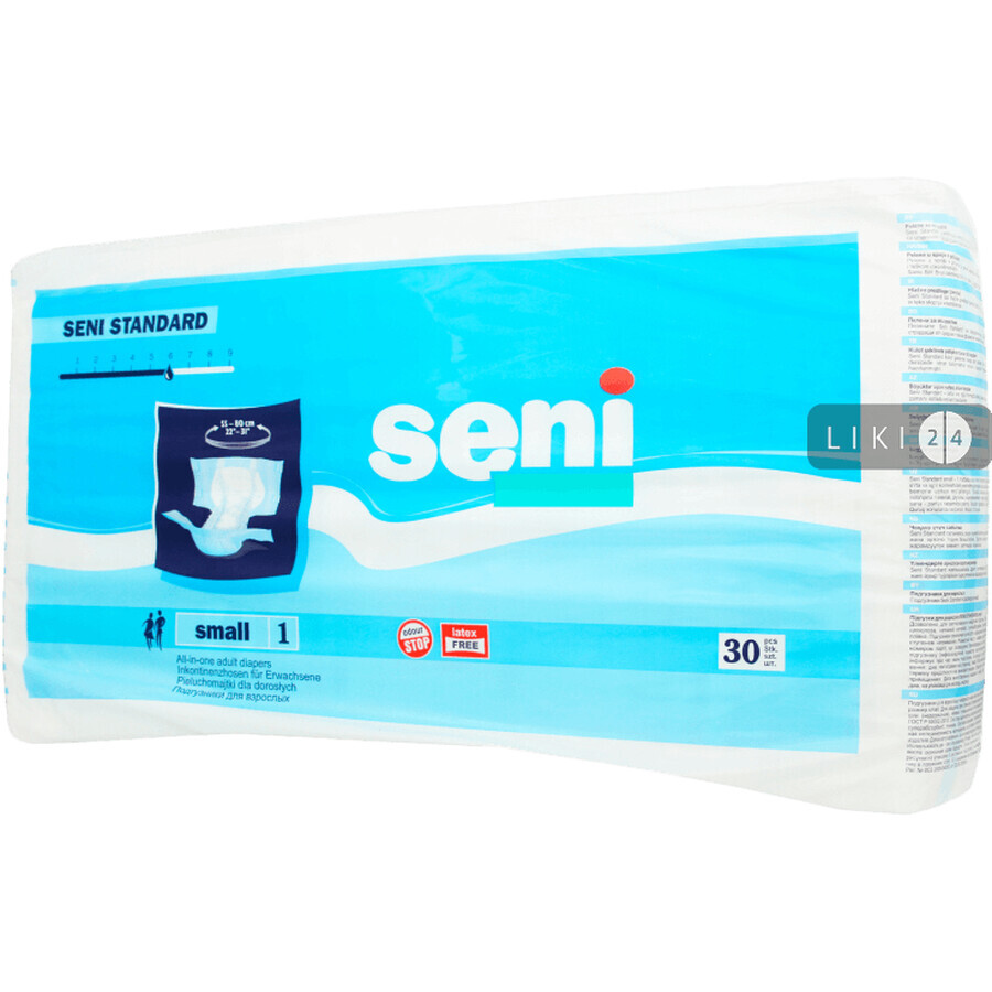 Підгузки для дорослих Seni Standard Small 30 шт: ціни та характеристики