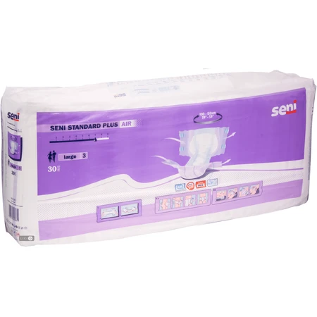 Підгузки для дорослих Seni Standard Plus Large 30 шт: ціни та характеристики
