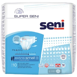 Підгузки для дорослих Seni Super Air Extra Small 10 шт