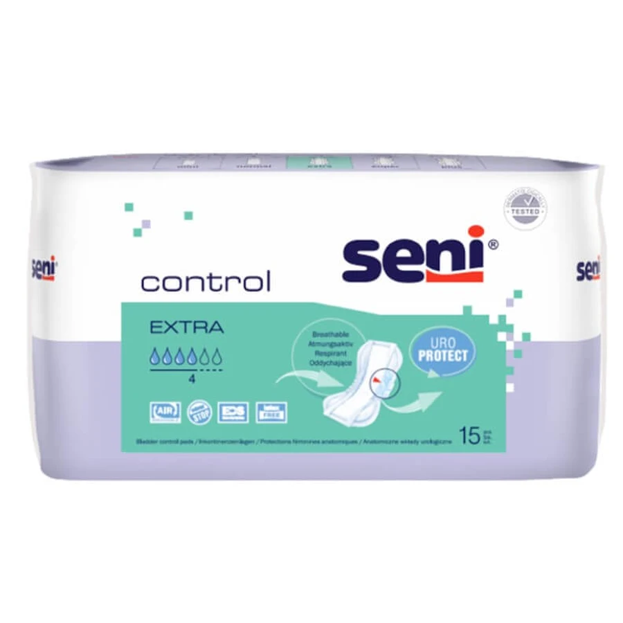 Прокладки урологические Seni Control Extra 15 шт.: цены и характеристики