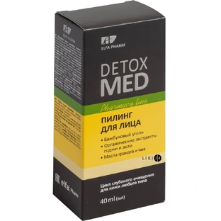 Пілінг для обличчя Elfa Pharm Detox Med 40 мл
