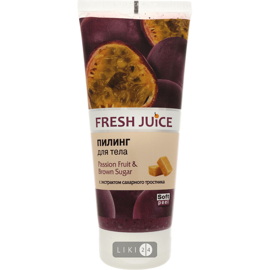 Пілінг для тіла Fresh Juice Passion Fruit&Brown Sugar 200 мл: ціни та характеристики