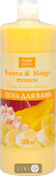 Пена для ванн Fresh Juice Banana &amp; Mango muss бананово-манговый мусс, 1000 мл