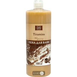 Піна для ванн Fresh Juice Tiramisu, 1000 мл 
