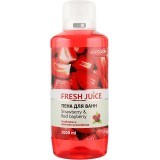 Піна для ванн Fresh Juice Strawberry & Red bayberry Полуниця і червона восковниця, 1000 мл