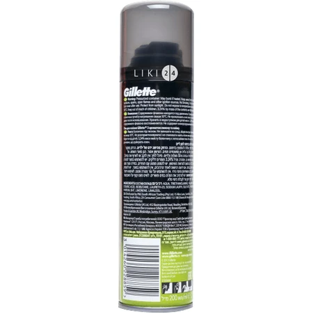 Пена для бритья Gillette Lemon Lime 200 мл: цены и характеристики
