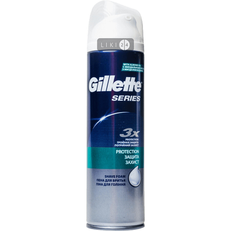 Пена для бритья Gillette Series Protection Защита 250 мл: цены и характеристики