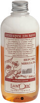 Пена-крем для ванн LuxOne питательная персик-миндаль, 500 мл