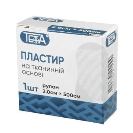 Пластир на тканій основі, 5 м х 2 см: ціни та характеристики