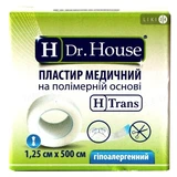 Пластир медичний на полімерній основі 1.25 см х 500 см (в асортименті)