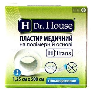 Пластырь медицинский на полимерной основе 1.25 см х 500 см 1 шт (в ассортименте)