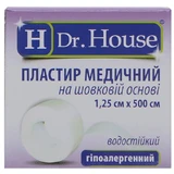 Пластырь медицинский Dr. House на шелковой основе 1,25 см х 500 см, катушка, 1 штука