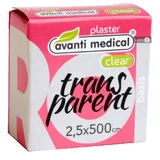Пластир медичний A-med Transparent на ре основі перфорований 20 шт
