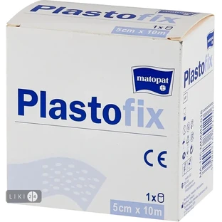 Пластырь медицинский Matopat Plastofix 5 см х 10 м 1 шт