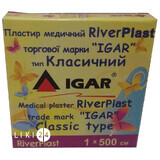 Пластир медичний Igar RiverPlast Класичний на тканинній основі 1 см х 500 см 1 шт