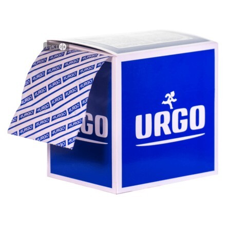 Пластырь Urgo моющийся водонепроницаемый с антисептиком 300 шт