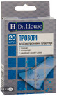 Набор пластырей медицинских Dr. House Прозрачные бактерицидные на полимерной основе 7.2 см х 2.3 см 20 шт