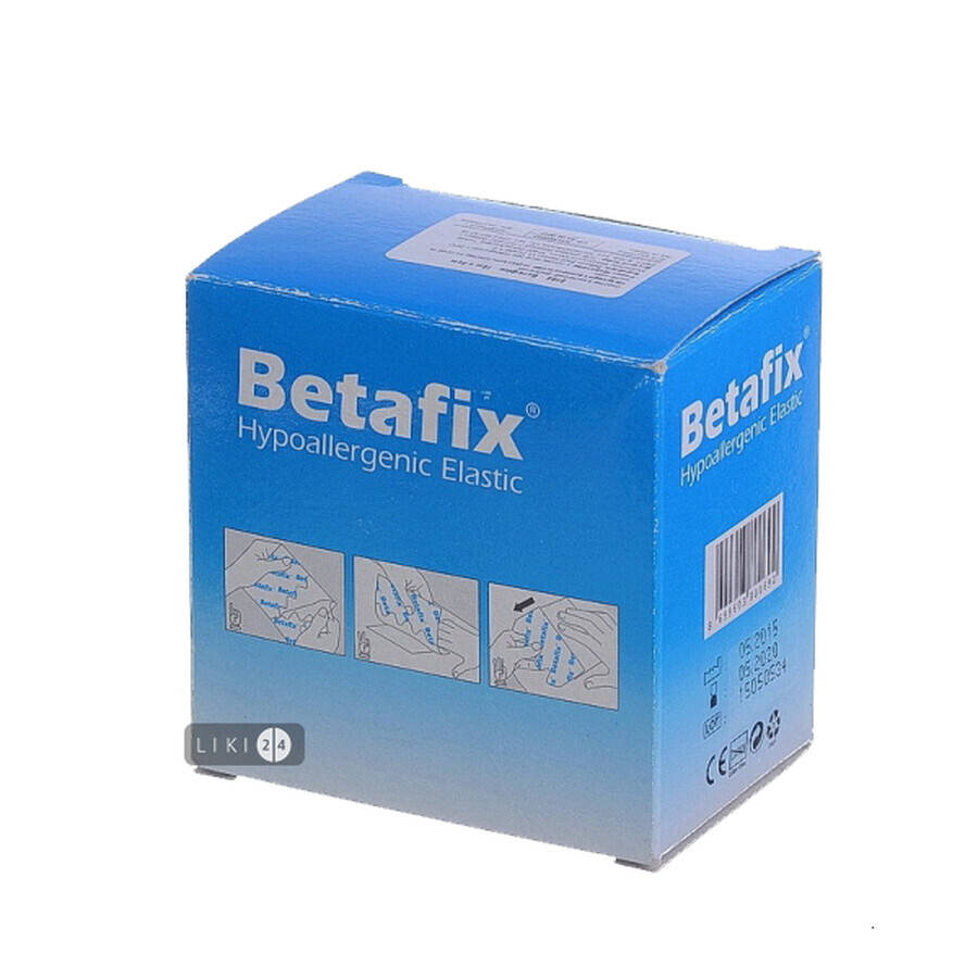 Пластир медичний Betafix еластичний 10 м х 2.5 см 1 шт: ціни та характеристики