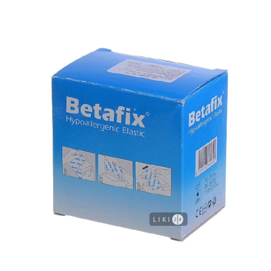 Пластир медичний Betafix еластичний 5 м х 10 см 1 шт: ціни та характеристики