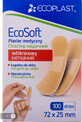 Набор пластырей медицинских Ecoplast EcoSoft на нетканой основе 72 x 19 мм 100 шт