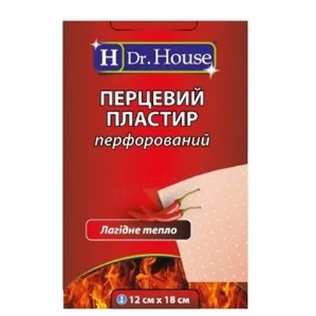 Перцевий пластир, 12 см х 18 см: ціни та характеристики