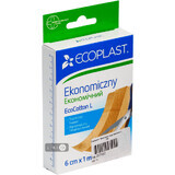 Пластир медичний Ecoplast EcoCotton L тканий економічний, 6 см x 1 м 1 шт