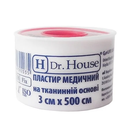 Пластир ткан. осн. 3 см х 500 см: ціни та характеристики