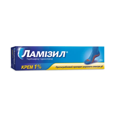 Ламізил крем 1 % туба 15 г: ціни та характеристики