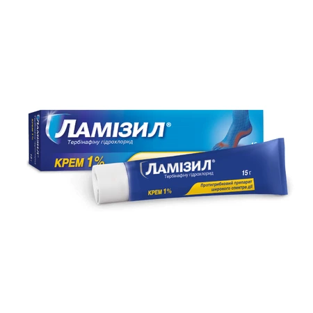 Ламізил крем 1 % туба 15 г: ціни та характеристики