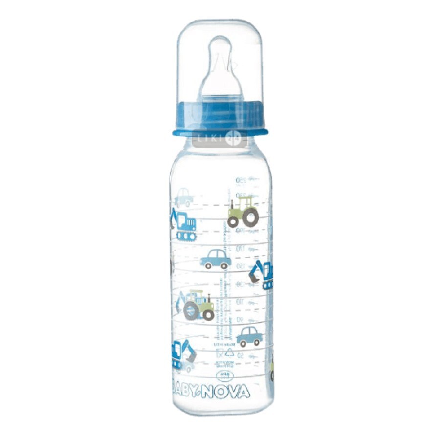 Пляшка пластикова Baby-Nova Декор п/п 250 мл: ціни та характеристики