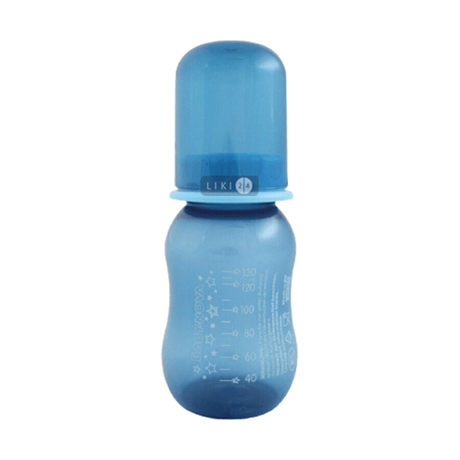 Пляшка пластикова Baby-Nova одноколірна 125 мл: ціни та характеристики