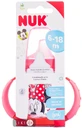 Бутылочка NUK First Choice Disney Mickey красная + силиконовая насадка для питья 150 мл
