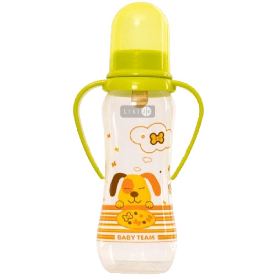 Пляшка для годування Baby Team з латексною соскою 250 мл 1311: ціни та характеристики
