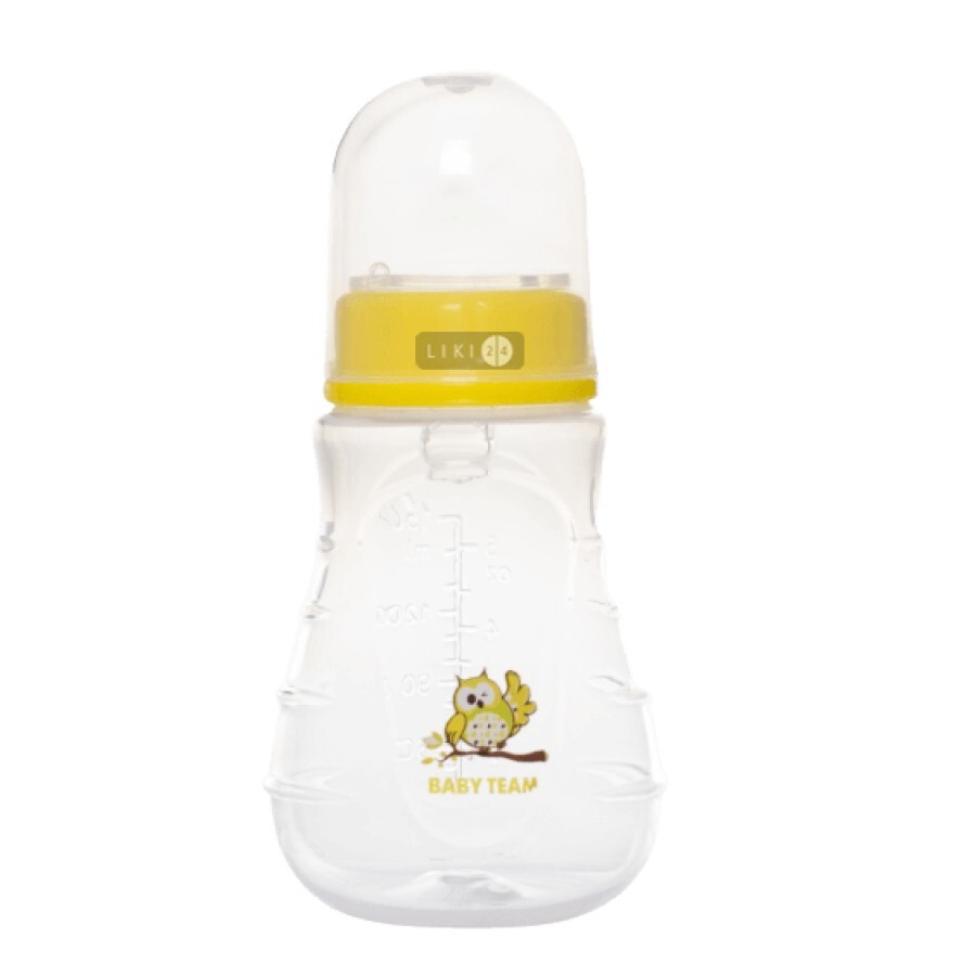 Пляшка для годування Baby Team з силіконовою соскою 0+ 150 мл 1405: ціни та характеристики