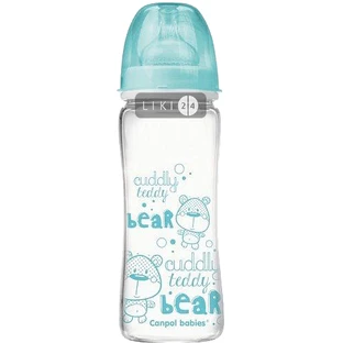 Антиколькова пляшечка Canpol Babies Easystart Чисте скло 240 мл 79/002
