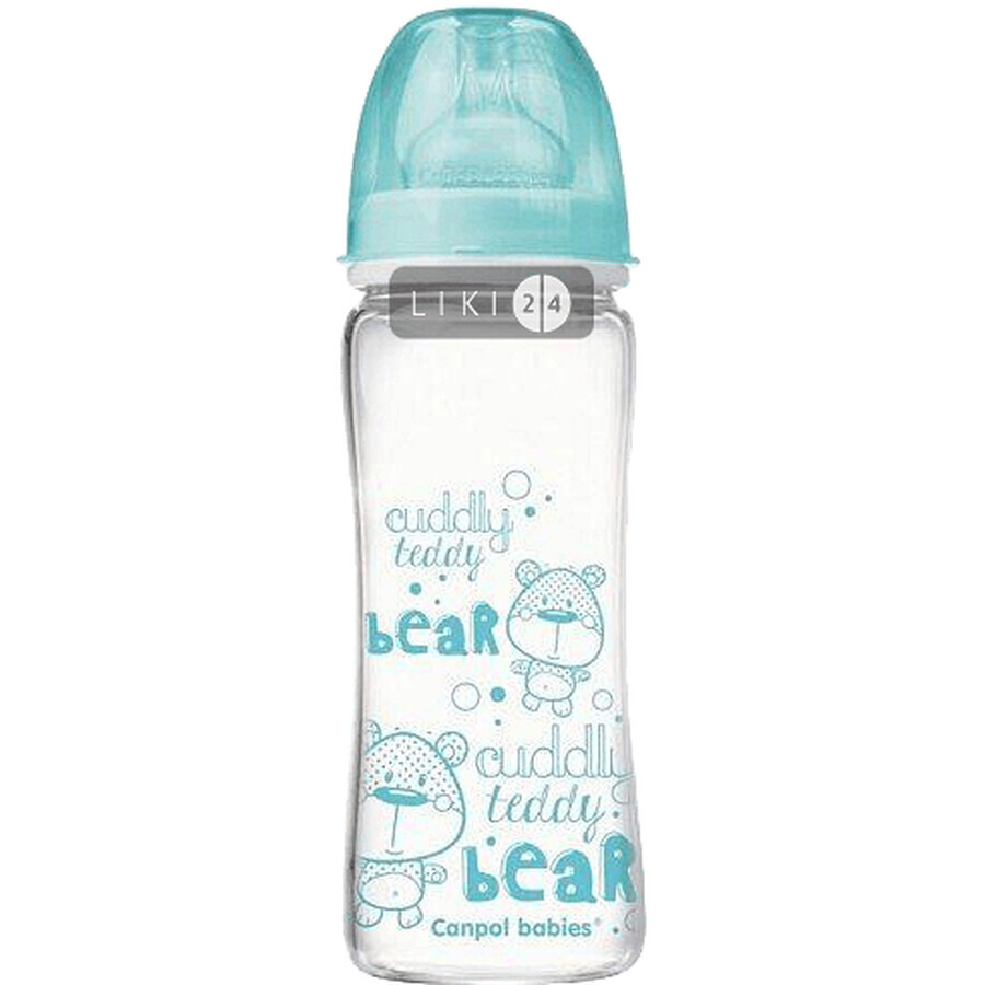 Антиколиковая бутылочка Canpol Babies Easystart Чистое стекло 240 мл 79/002: цены и характеристики