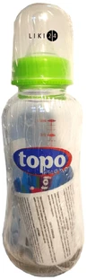 Бутылочка для кормления Topo Buono с силиконовой соской стеклянная 240 мл GT280