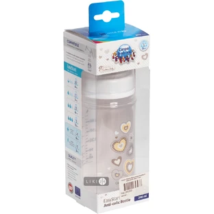 Бутылочка антиколиковая Canpol Babies EasyStart Newborn Baby с широким отверстием 240 мл 35/217