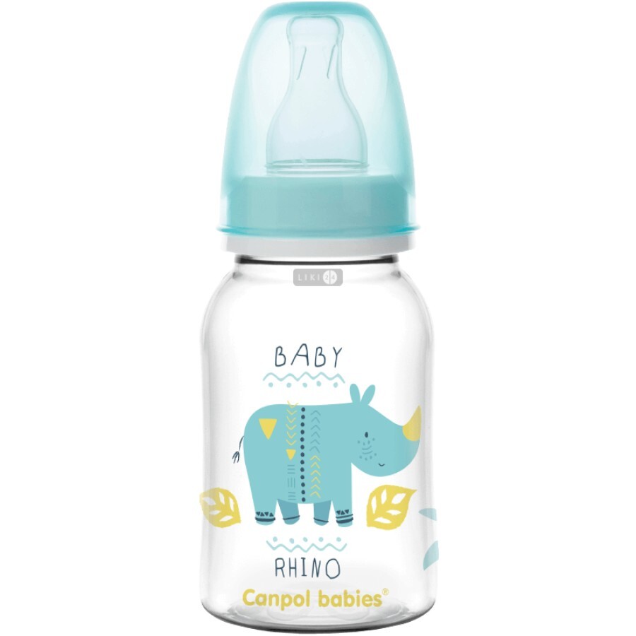 Бутылочка пластиковая Canpol Babies с рисунком 120 мл 59/100: цены и характеристики